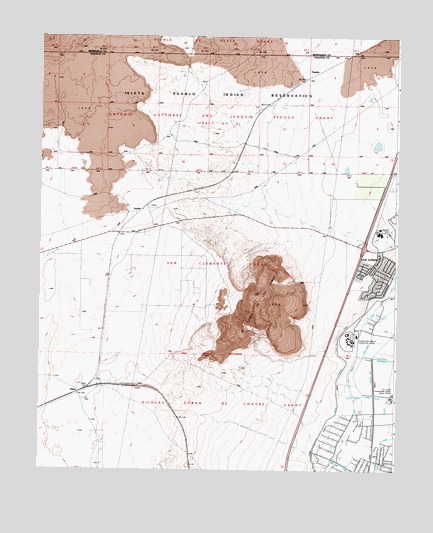 Dalies, NM USGS Topographic Map