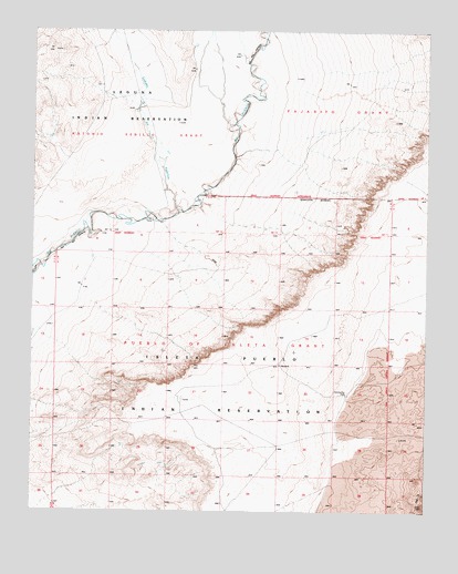 Dalies NW, NM USGS Topographic Map