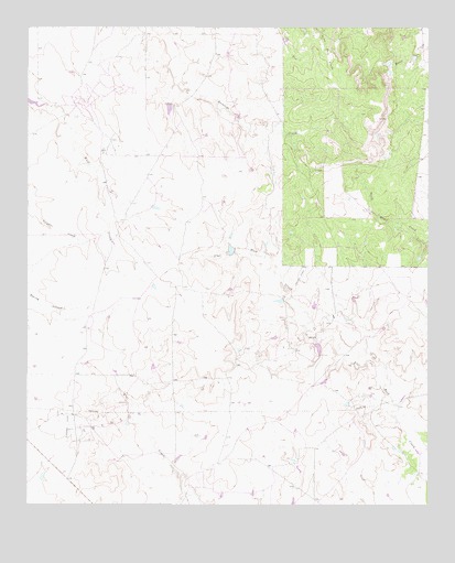 Antelope Creek SE, TX USGS Topographic Map