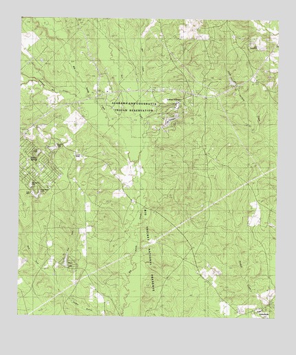 Dallardsville, TX USGS Topographic Map