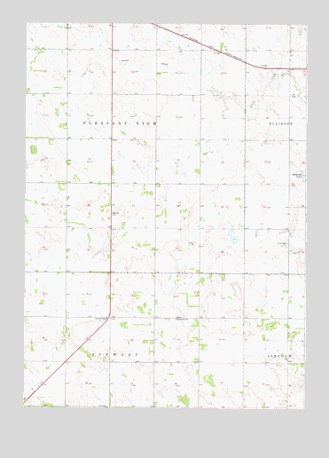 Dallas NW, SD USGS Topographic Map
