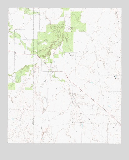 Antelope Creek SW, TX USGS Topographic Map
