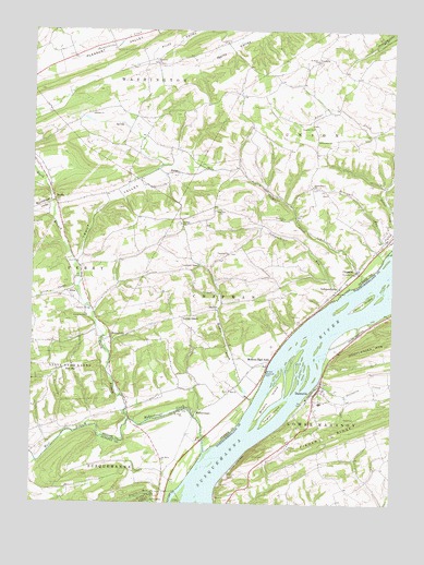 Dalmatia, PA USGS Topographic Map