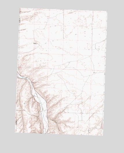 Dalreed Butte, OR USGS Topographic Map