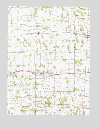 Dalton, OH USGS Topographic Map