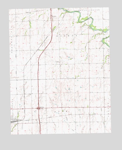 Dalton, KS USGS Topographic Map