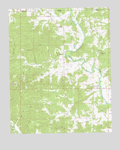 Dalton, AR USGS Topographic Map