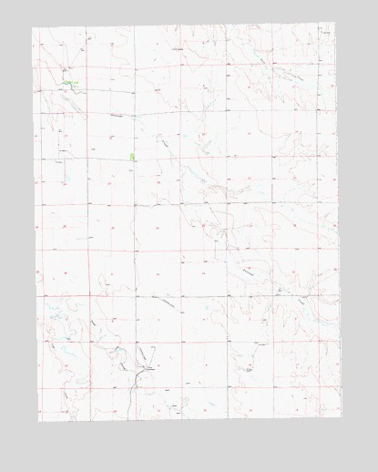 Antelope Creek West, CO USGS Topographic Map