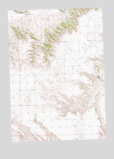 Dalzell, SD USGS Topographic Map