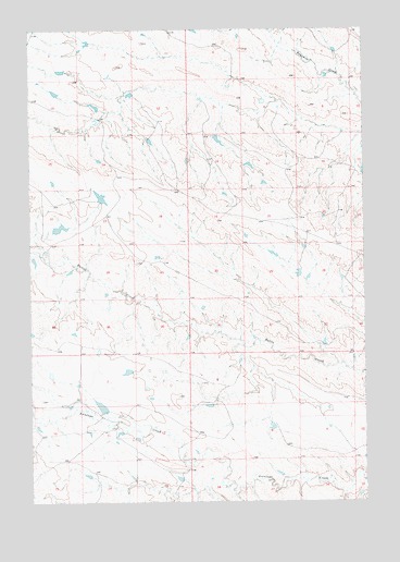 Antelope Creek West, SD USGS Topographic Map