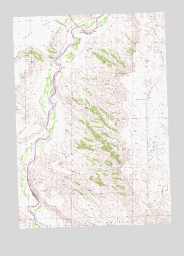 Dalzell SE, SD USGS Topographic Map