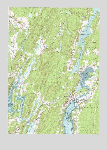 Damariscotta, ME USGS Topographic Map