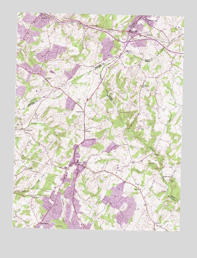 Damascus, MD USGS Topographic Map