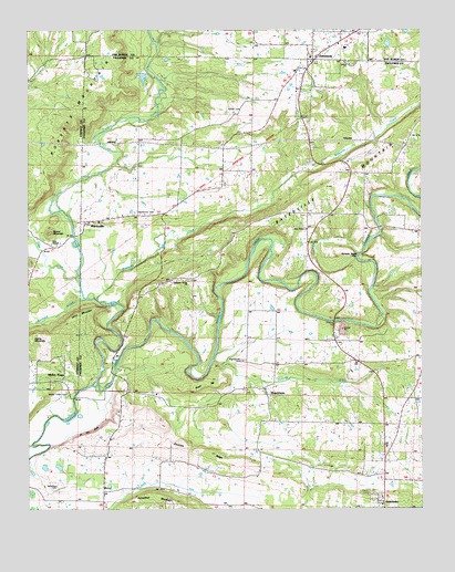 Damascus, AR USGS Topographic Map