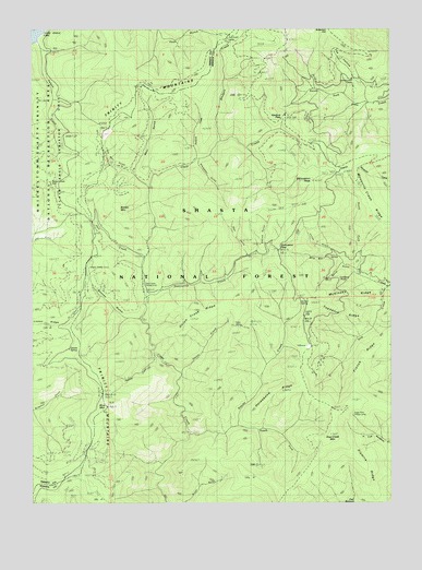 Damnation Peak, CA USGS Topographic Map