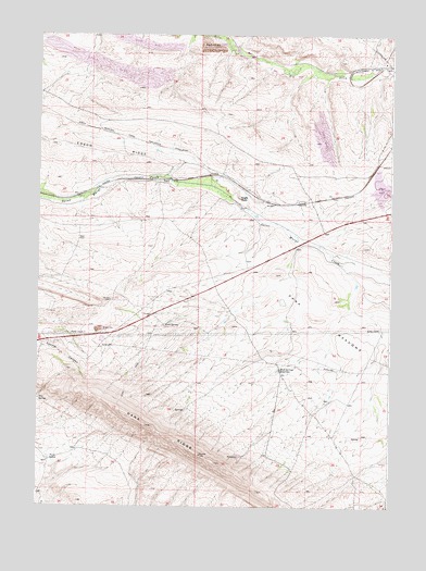 Dana, WY USGS Topographic Map