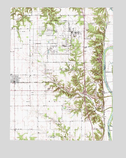 Dana, IN USGS Topographic Map