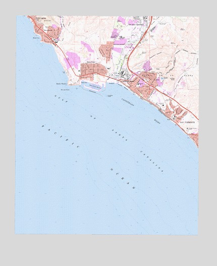 Dana Point, CA USGS Topographic Map