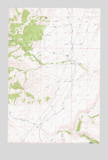 Dana Ranch, MT USGS Topographic Map