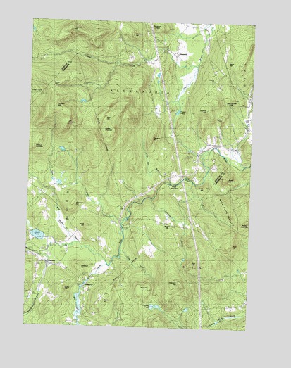 Danbury, NH USGS Topographic Map