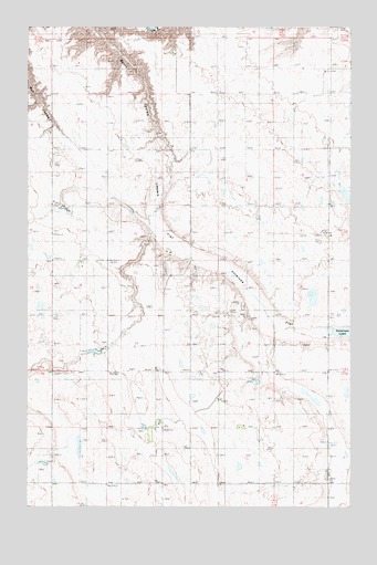 Antelope Flat, MT USGS Topographic Map