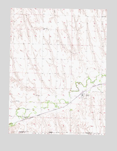 Danbury, NE USGS Topographic Map