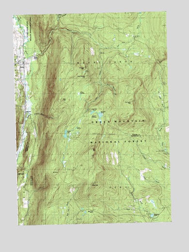 Danby, VT USGS Topographic Map