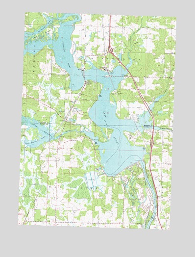 Dancy, WI USGS Topographic Map