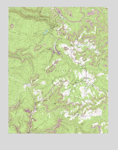 Danese, WV USGS Topographic Map