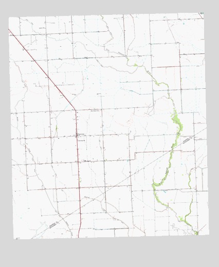 Danevang, TX USGS Topographic Map