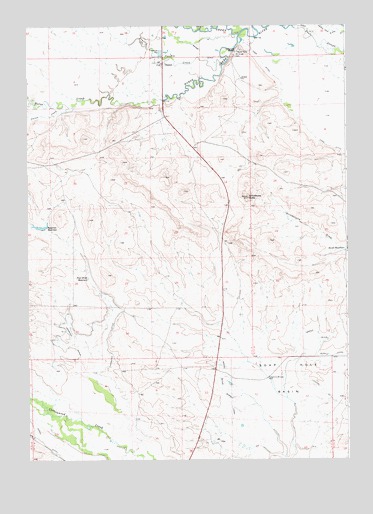 Daniel, WY USGS Topographic Map