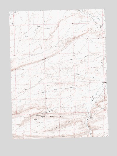 Antelope Flats, WY USGS Topographic Map