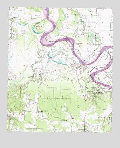 Daniels Chapel, TX USGS Topographic Map