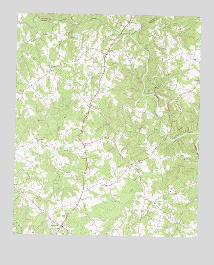 Danielsville North, GA USGS Topographic Map