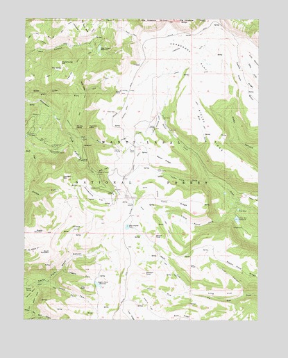 Danish Knoll, UT USGS Topographic Map