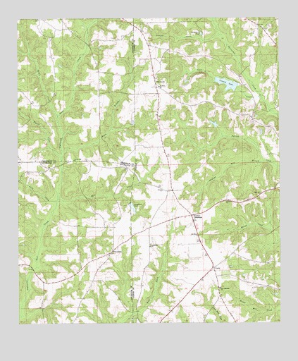Danleys Crossroads, AL USGS Topographic Map