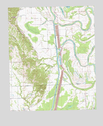 Dansby, AR USGS Topographic Map