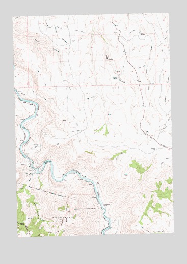 Dant, OR USGS Topographic Map