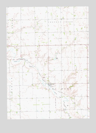 Dante, SD USGS Topographic Map