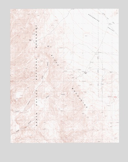 Dantes View, CA USGS Topographic Map