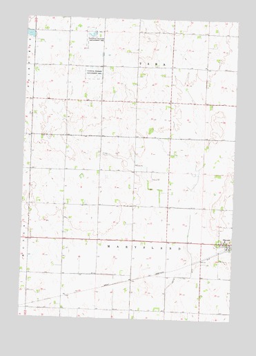 Danvers, MN USGS Topographic Map