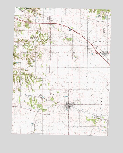 Danvers, IL USGS Topographic Map