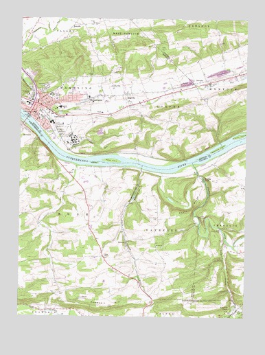 Danville, PA USGS Topographic Map