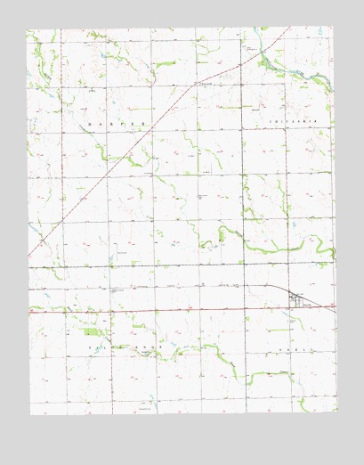 Danville, KS USGS Topographic Map