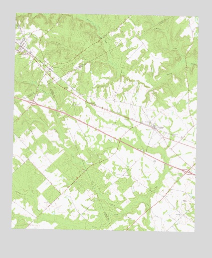 Danville East, GA USGS Topographic Map