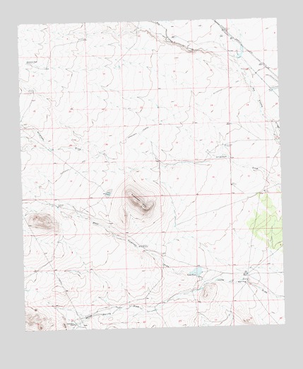 Antelope Hill, NM USGS Topographic Map