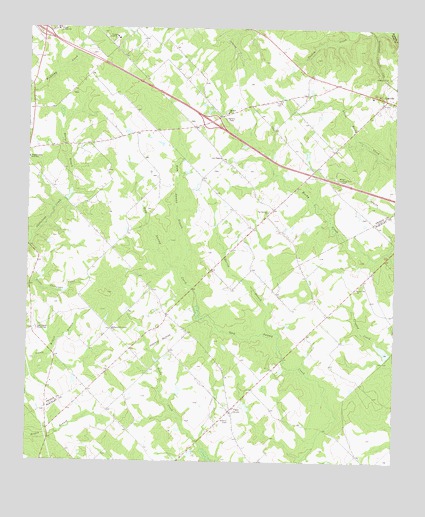Danville West, GA USGS Topographic Map