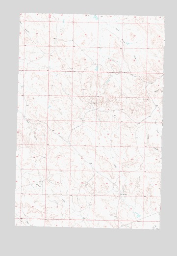 Darby Buttes SW, MT USGS Topographic Map