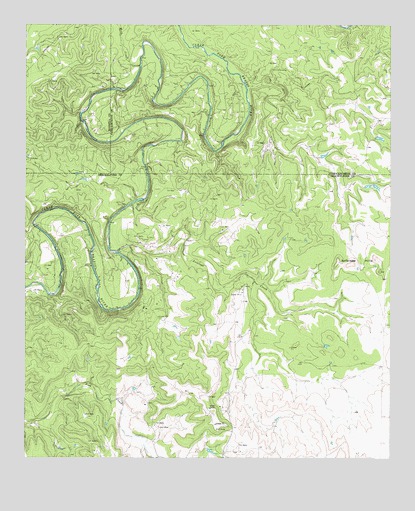 Antelope Hills, TX USGS Topographic Map