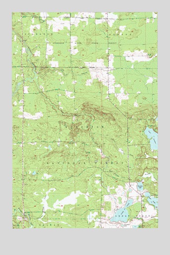 Dark Lake, MN USGS Topographic Map